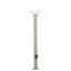 pullertlampe med stikkontakt 120 cm rustfrit stål IP44