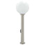 pullertlampe med sensor og stikkontakt 80 cm rustfrit stål IP44