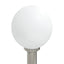 pullertlamper med sensor og stikkontakt 3 stk. 120 cm rustfrit stål IP44