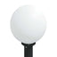 pullertlamper med sensor 3 stk. 120 cm sort IP44