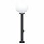 pullertlampe med stikkontakt 80 cm sort IP44