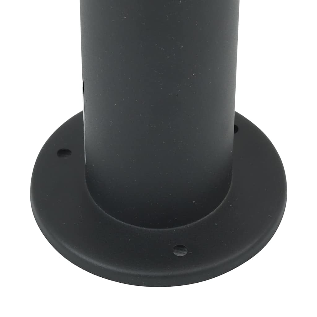 pullertlamper med stikkontakt 3 stk. 120 cm sort IP44