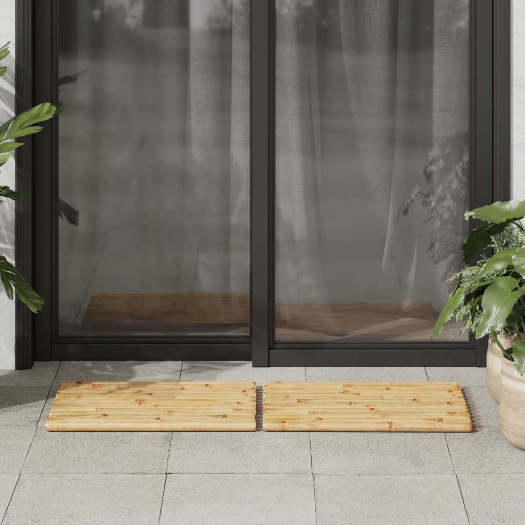 bademåtter 2 stk. 50x35 cm bambus