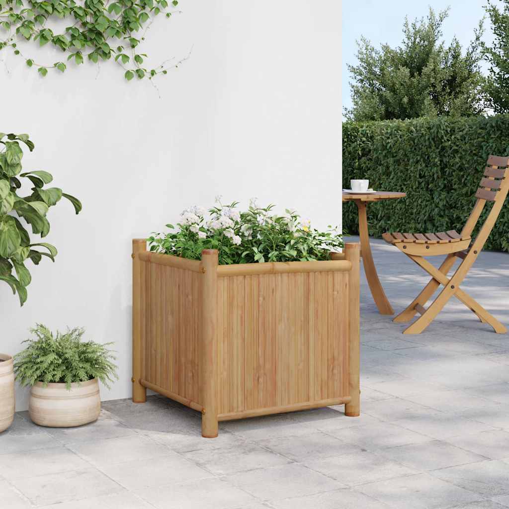 plantekasse 50x50x50 cm bambus