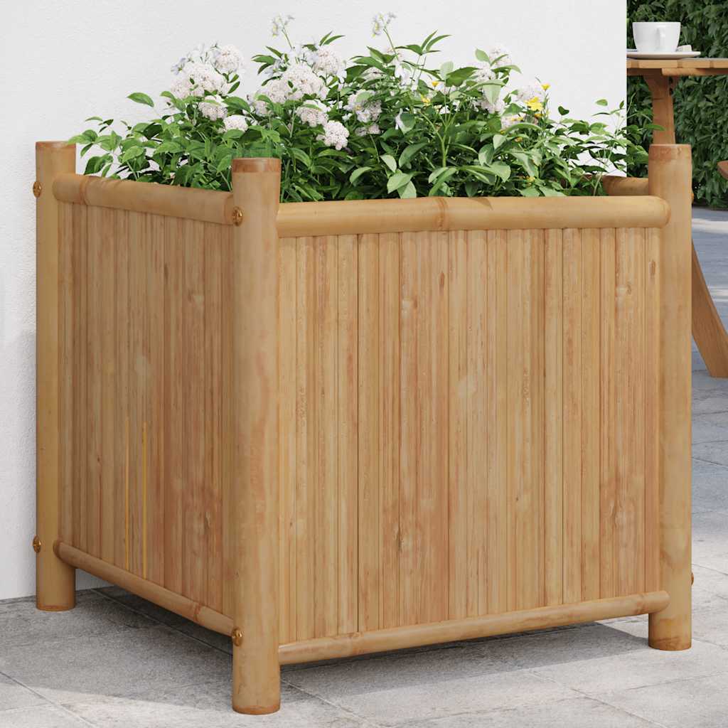 plantekasse 50x50x50 cm bambus