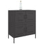 skænk 68x39x79 cm stål sort