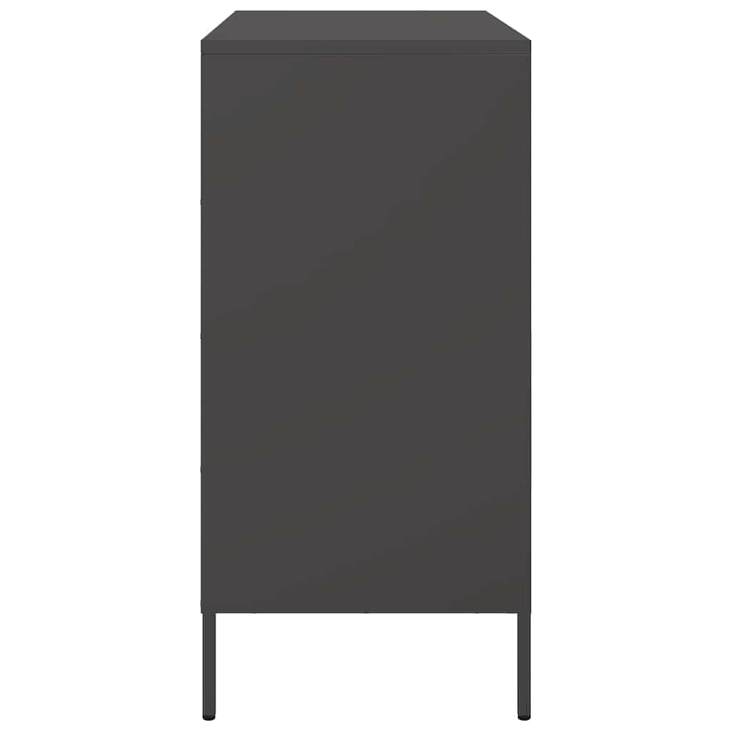 skænk 68x39x79 cm stål sort