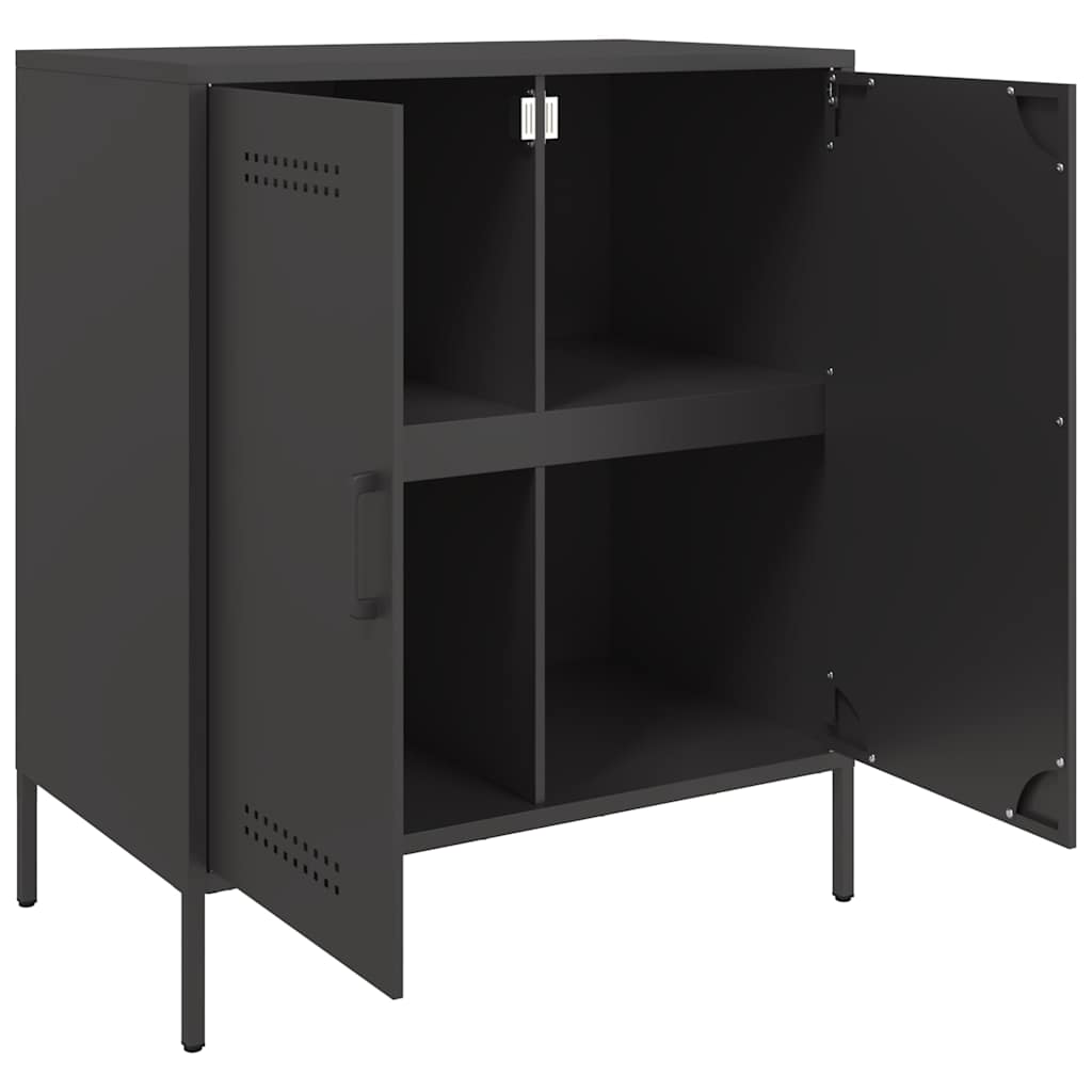 skænk 68x39x79 cm stål sort
