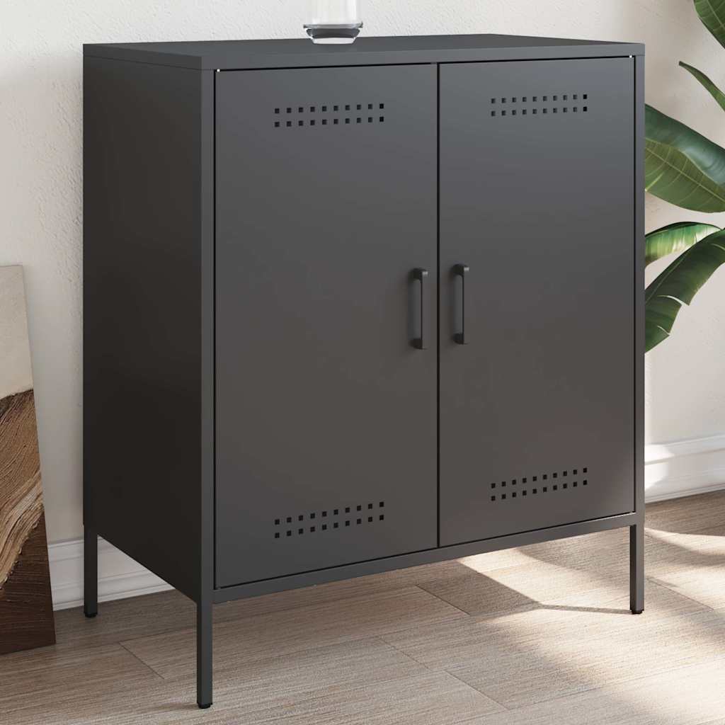 skænk 68x39x79 cm stål sort