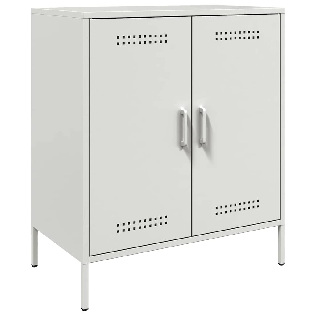 skab 68x39x79 cm stål hvid