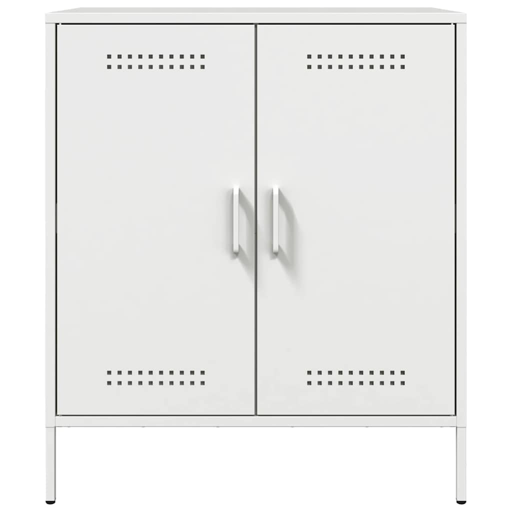 skab 68x39x79 cm stål hvid