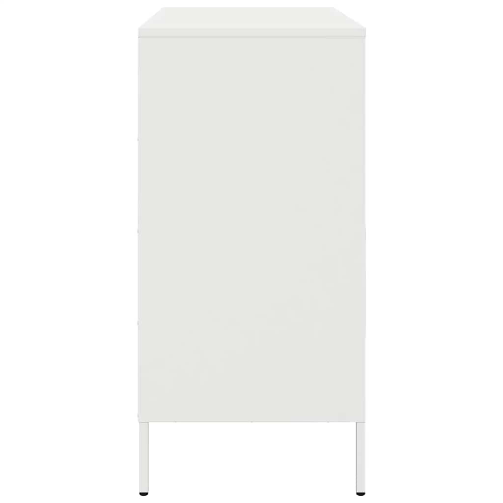 skab 68x39x79 cm stål hvid