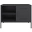tv-borde 2 stk. 68x39x50,5 cm stål sort