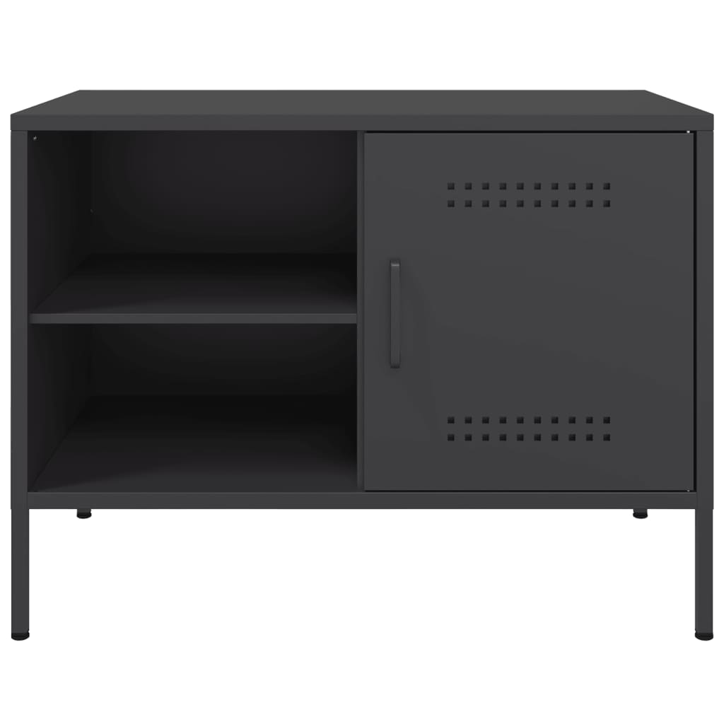 tv-borde 2 stk. 68x39x50,5 cm stål sort