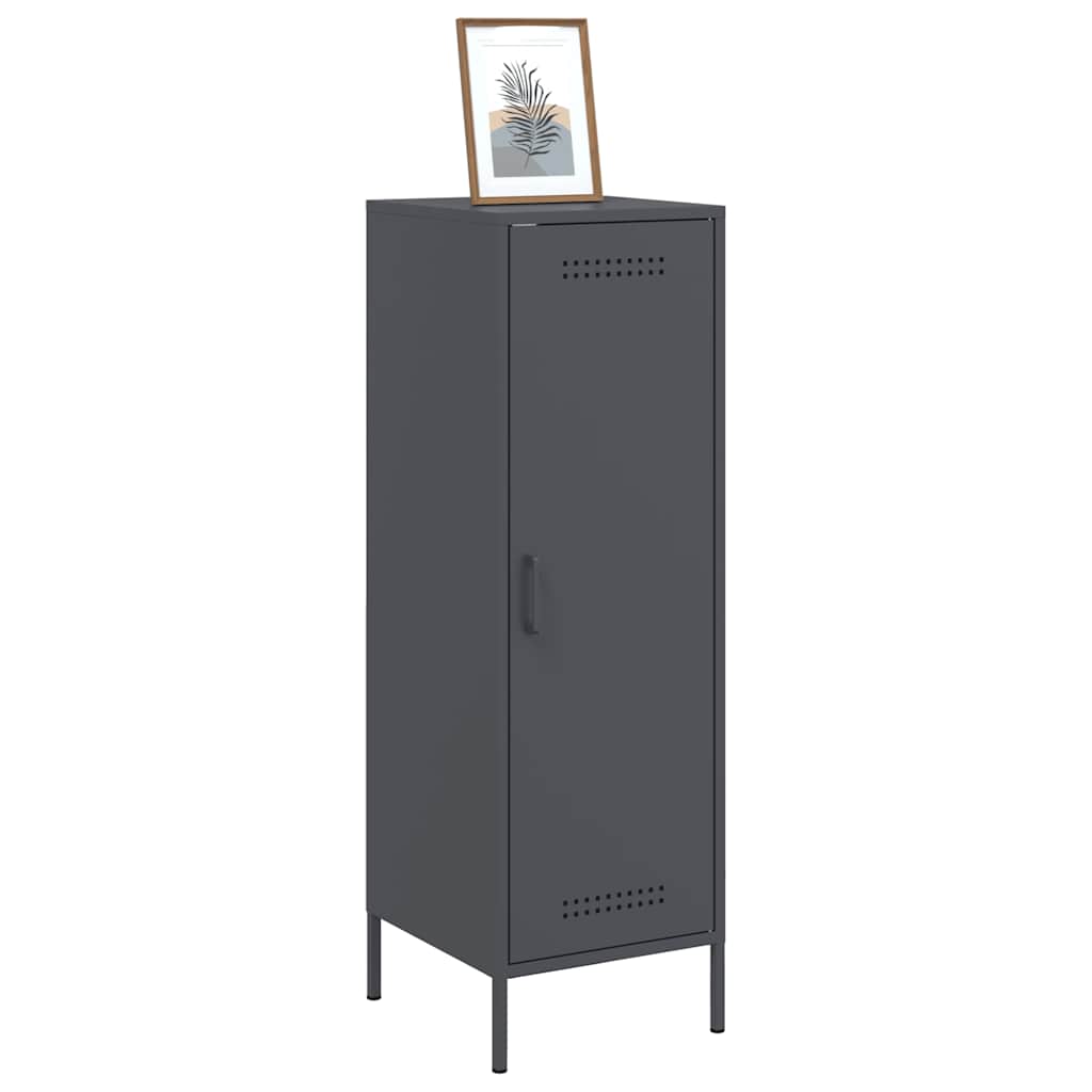skab 36x39x113 cm stål antracitgrå