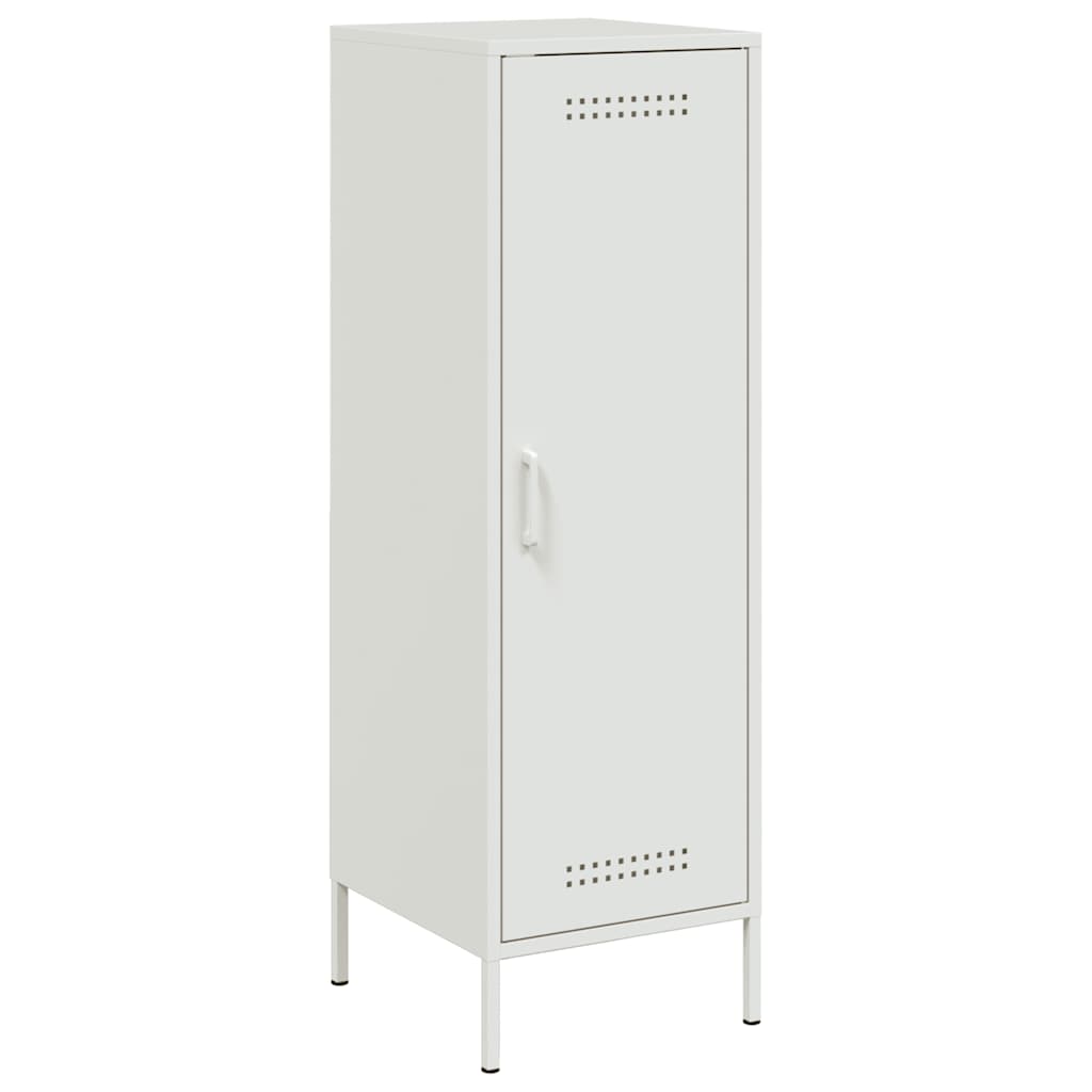 skab 36x39x113 cm stål hvid
