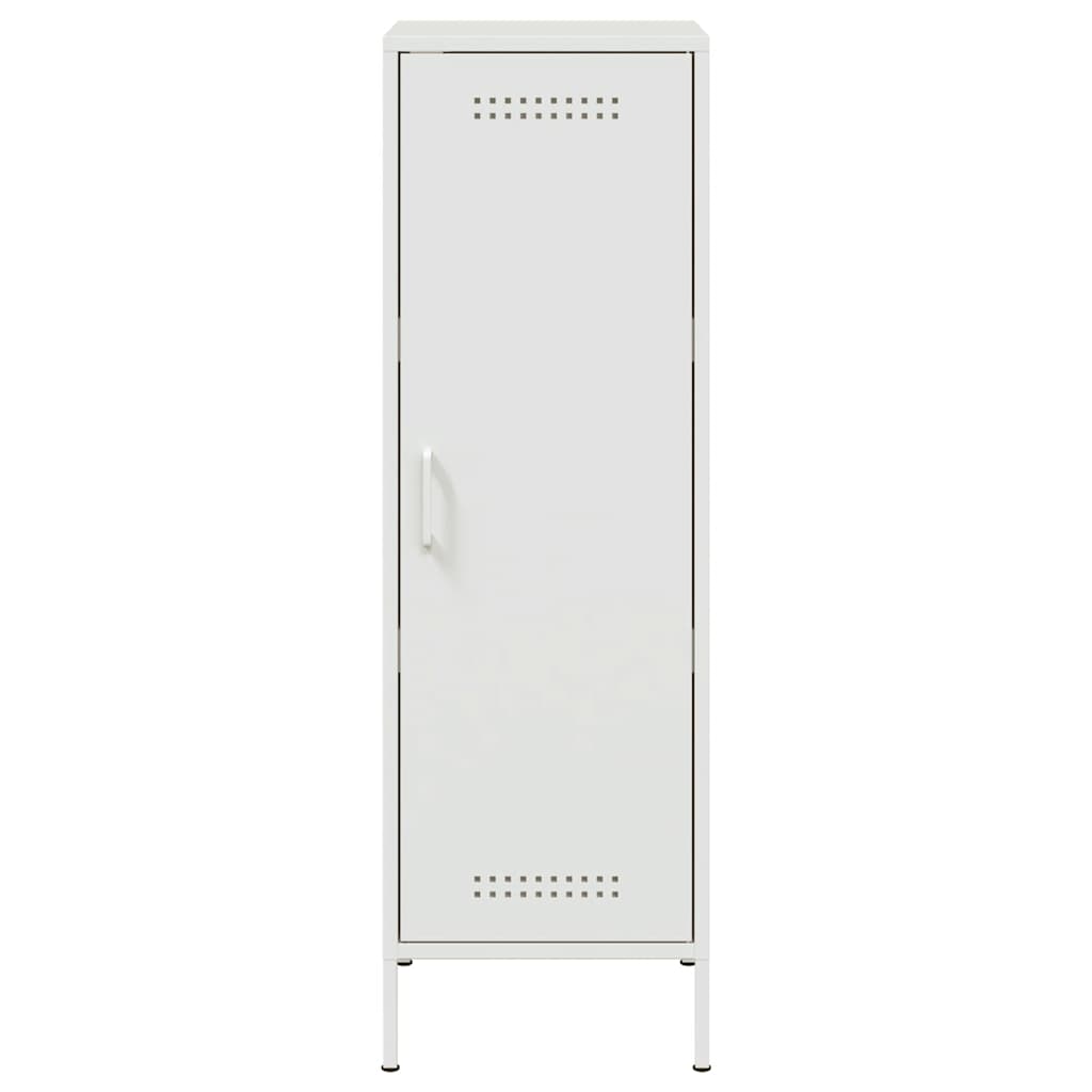 skab 36x39x113 cm stål hvid
