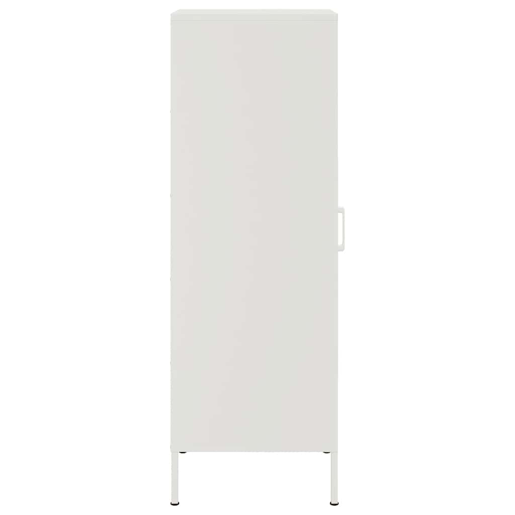 skab 36x39x113 cm stål hvid