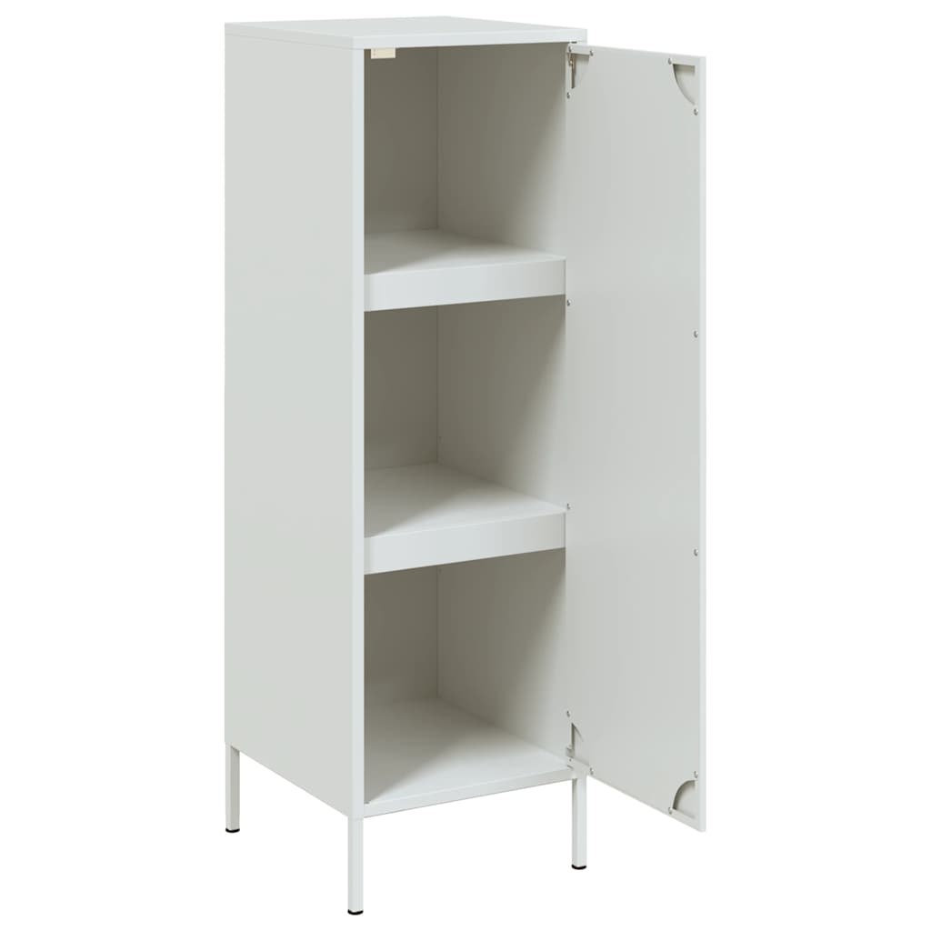 skab 36x39x113 cm stål hvid
