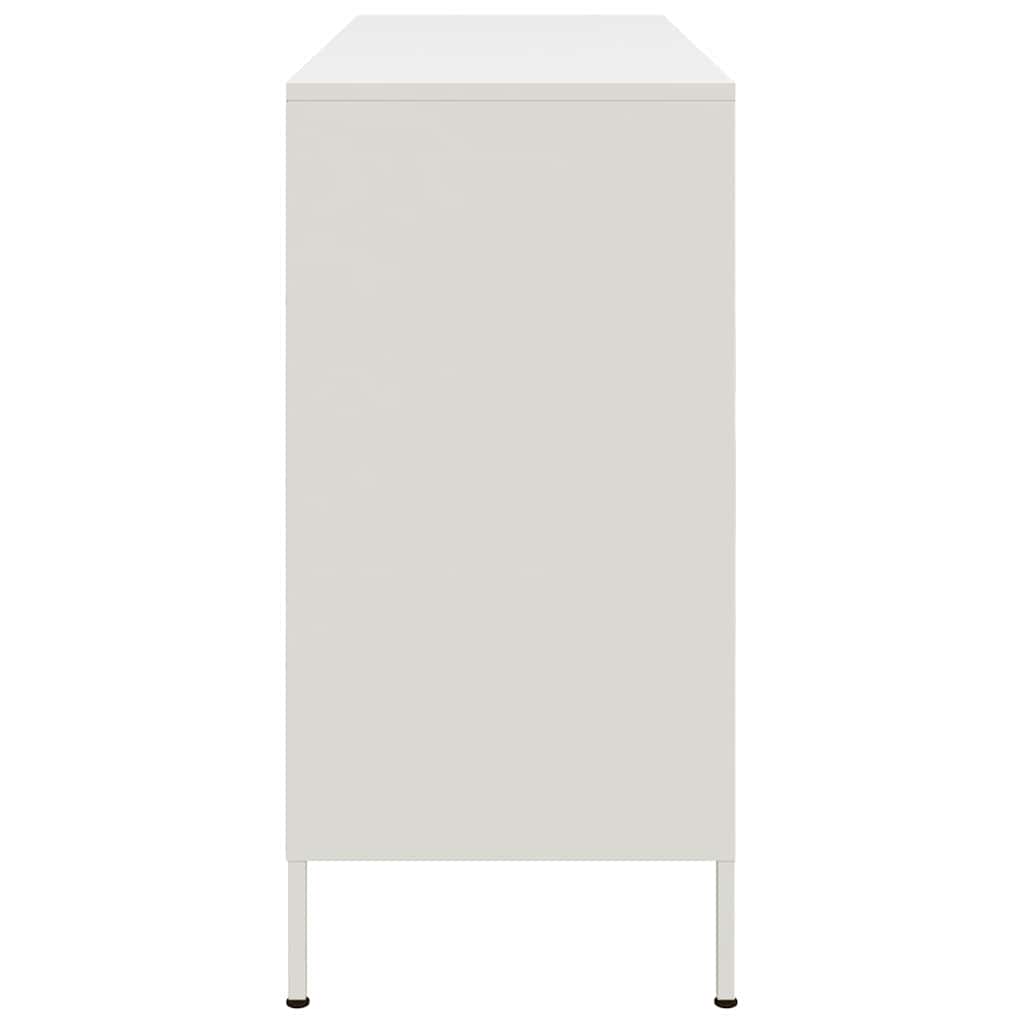 skab 100,5x39x79 cm stål hvid