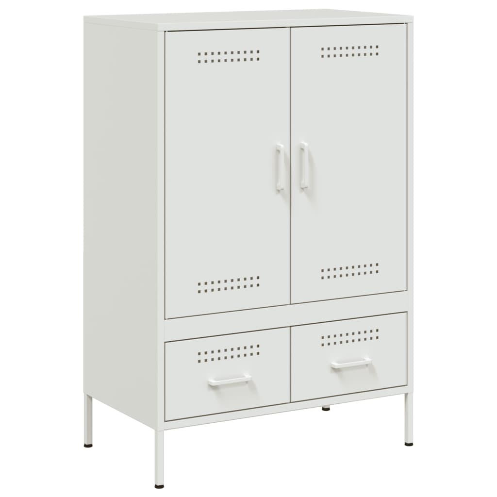 skab 68x39x101,5 cm stål hvid