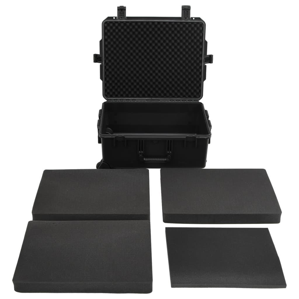 transportabel flightcase 62,5x50x28,5 cm PP sort