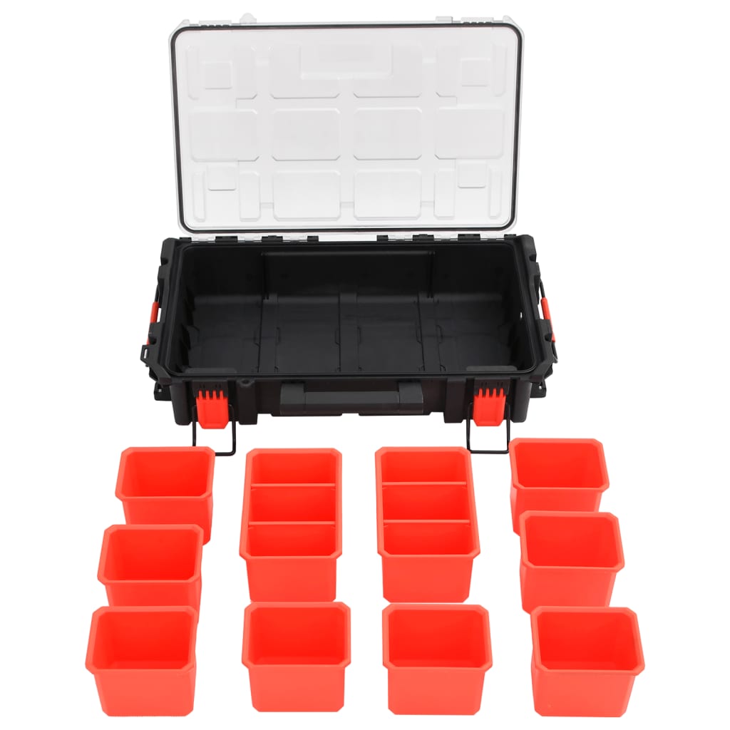 transportabel flightcase 55,5x34,5x13,5 cm PP sort