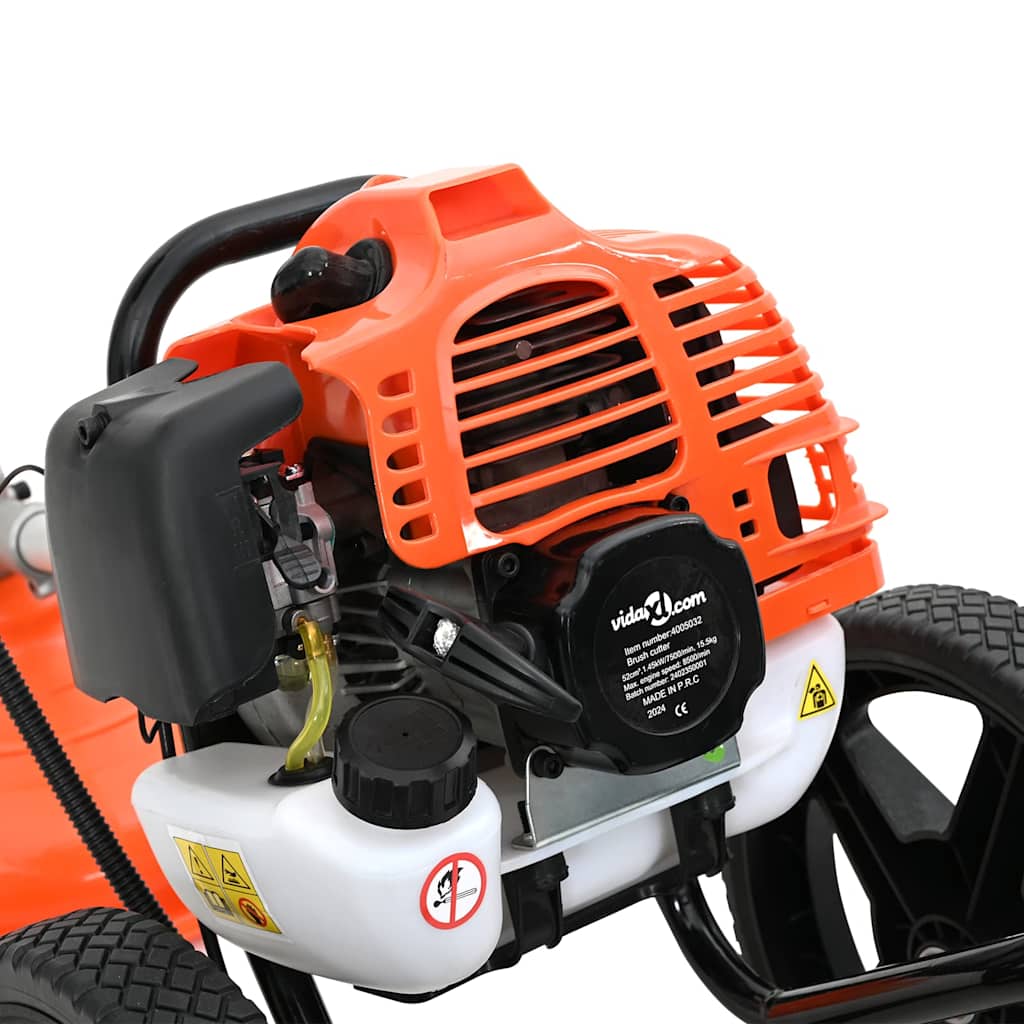 buskrydder med hjul 52 cc 1,45 kW orange
