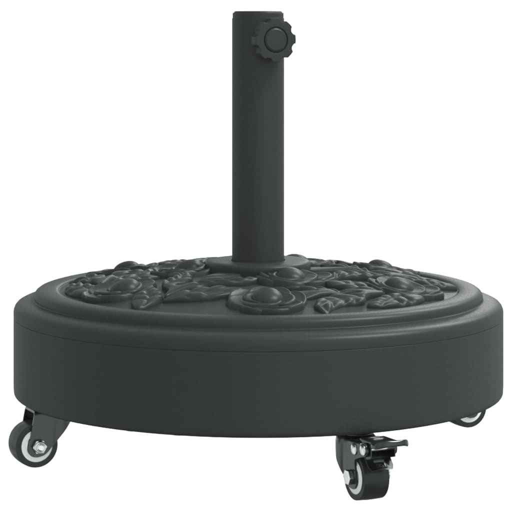 parasolfod med hjul til Ø38/48 mm stænger 27 kg rund