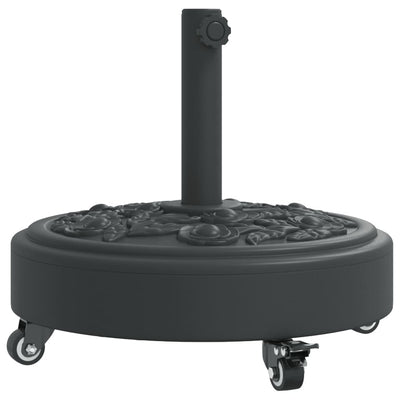 parasolfod med hjul til Ø38/48 mm stænger 27 kg rund