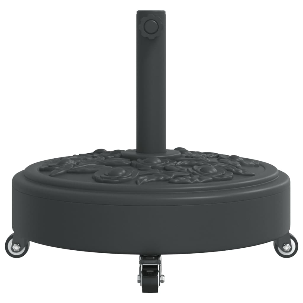 parasolfod med hjul til Ø38/48 mm stænger 27 kg rund