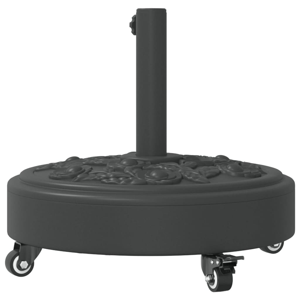 parasolfod med hjul til Ø38/48 mm stænger 27 kg rund