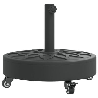 parasolfod med hjul til Ø38/48 mm stænger 27 kg rund