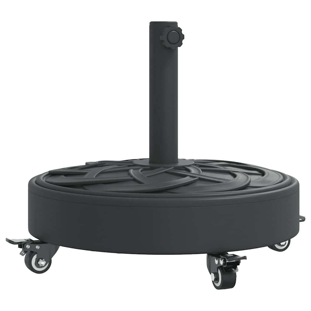 parasolfod med hjul til Ø38/48 mm stænger 27 kg rund