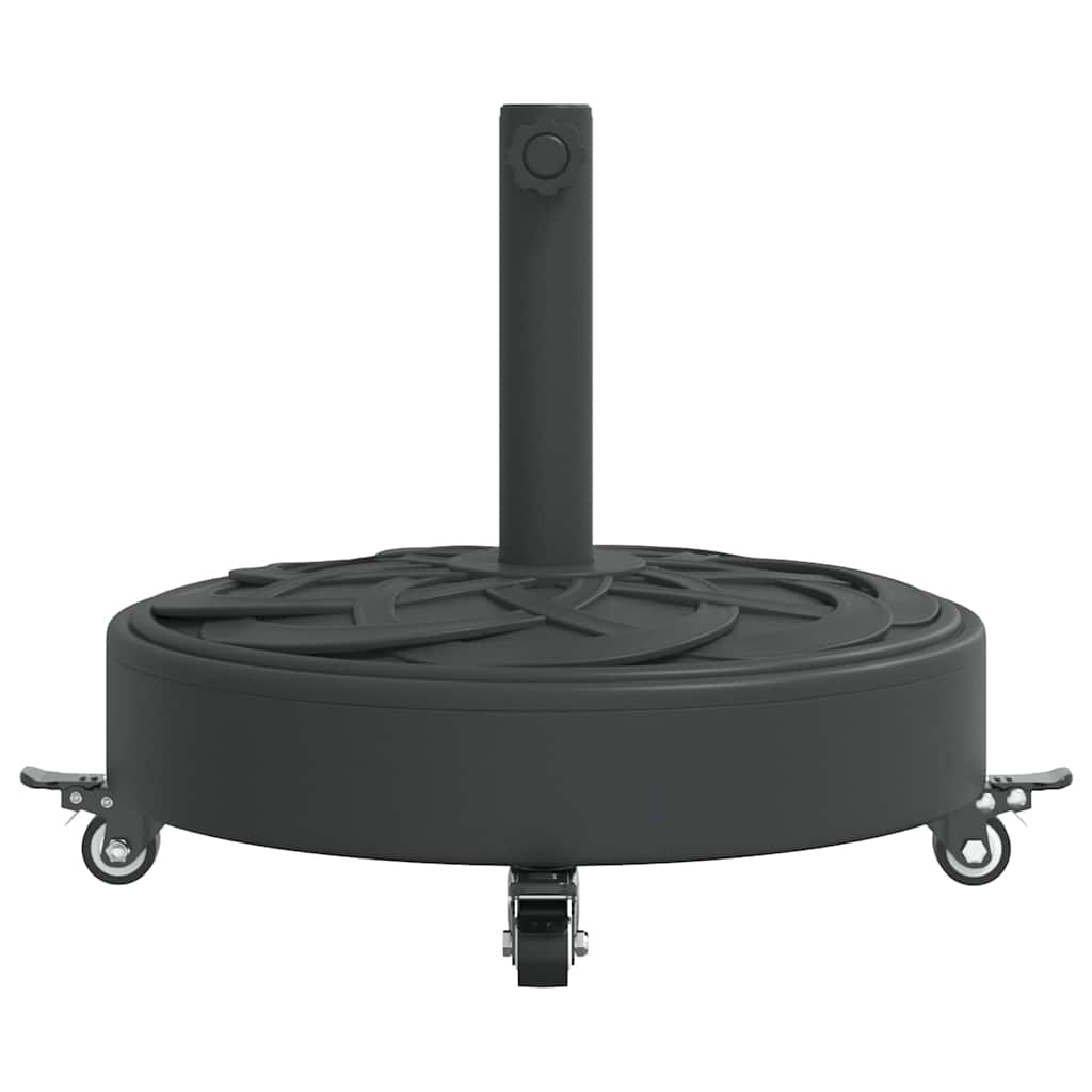 parasolfod med hjul til Ø38/48 mm stænger 27 kg rund
