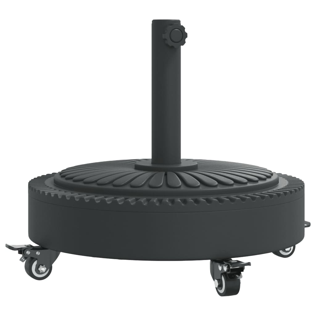 parasolfod med hjul til Ø38/48 mm stænger 27 kg rund