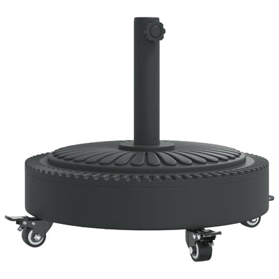 parasolfod med hjul til Ø38/48 mm stænger 27 kg rund