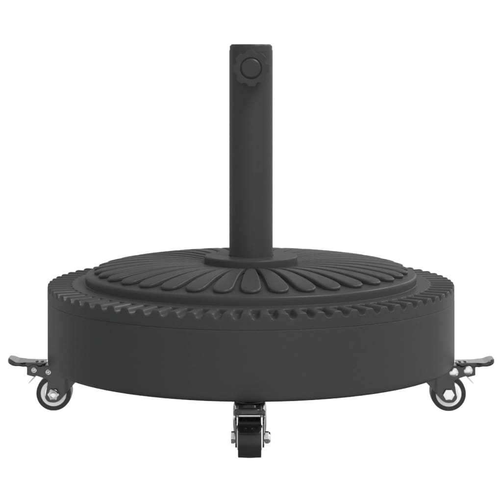 parasolfod med hjul til Ø38/48 mm stænger 27 kg rund