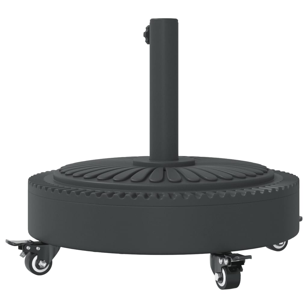 parasolfod med hjul til Ø38/48 mm stænger 27 kg rund