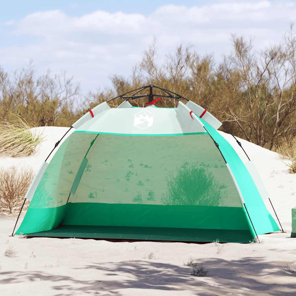 2-personers campingtelt vandtæt quick-release grøn