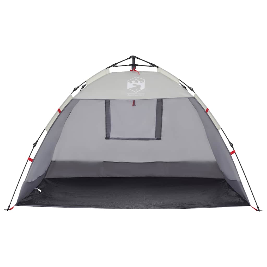 2-personers campingtelt vandtæt quick-release grå