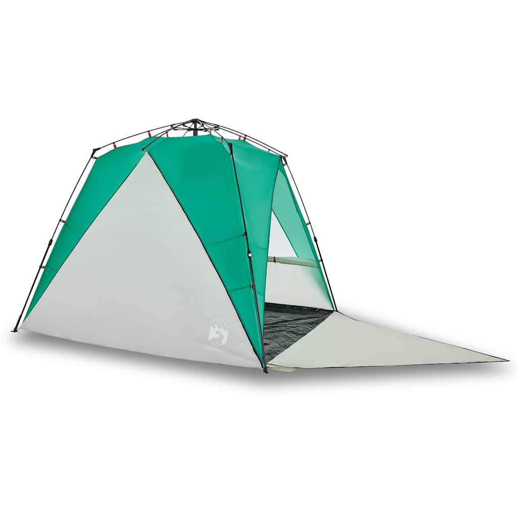4-personers campingtelt vandtæt quick-release grøn