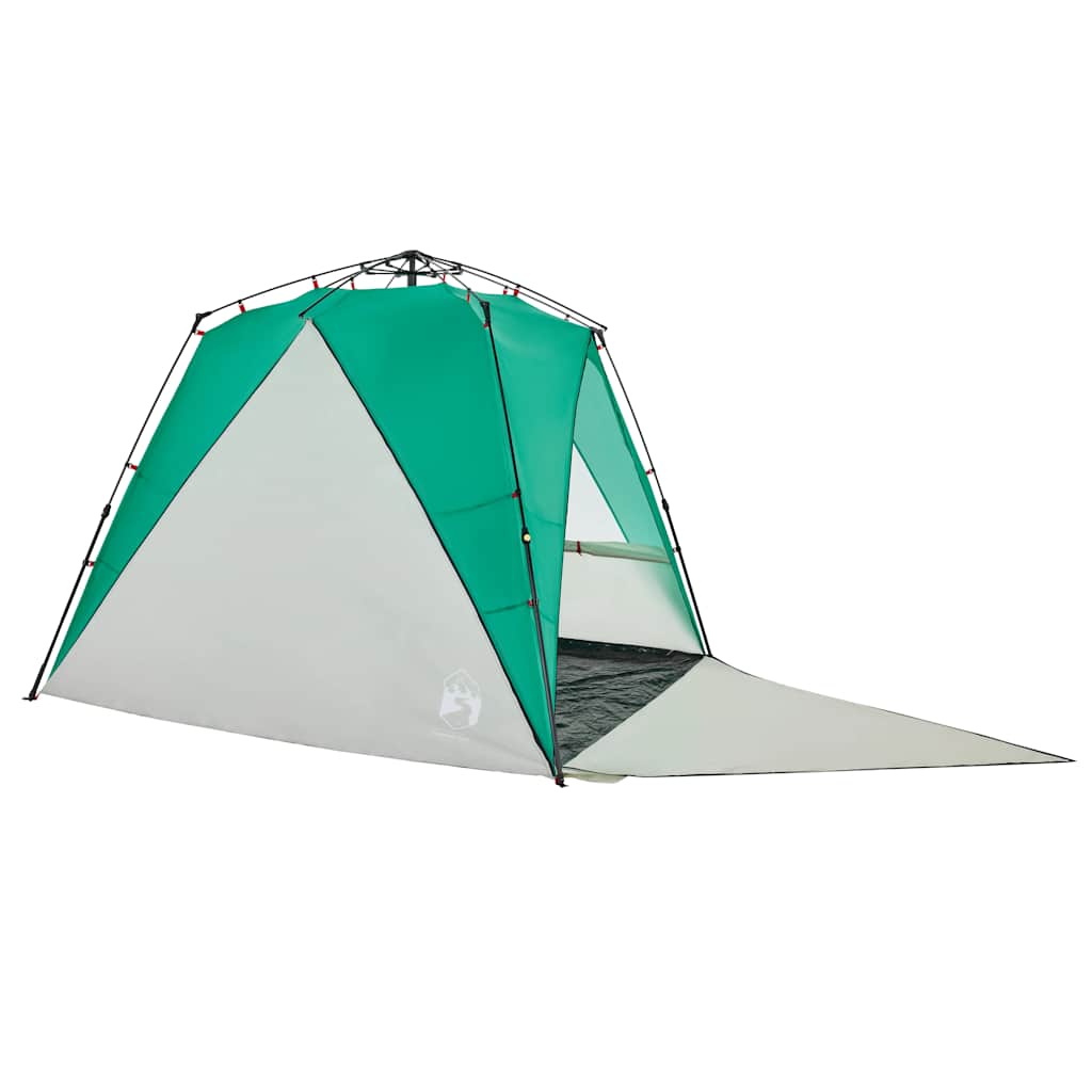 4-personers campingtelt vandtæt quick-release grøn