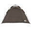 4-personers fisketelt quick release brun