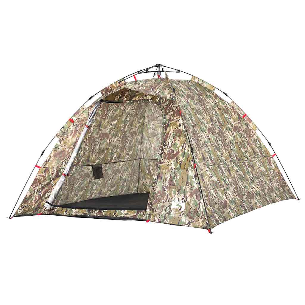 4-personers fisketelt quick-release camouflage