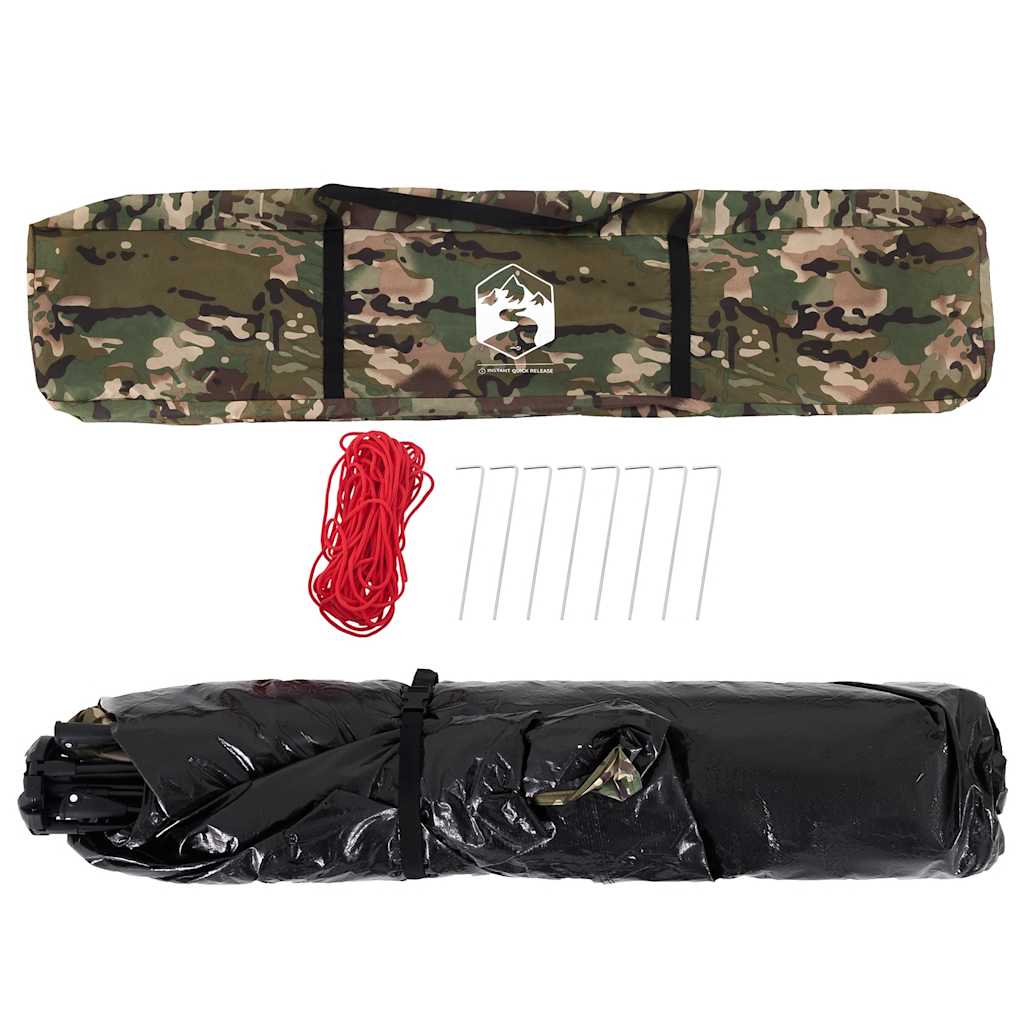 4-personers fisketelt quick-release camouflage
