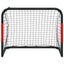 fodboldmål med net 90x48x71 cm stål rød og sort