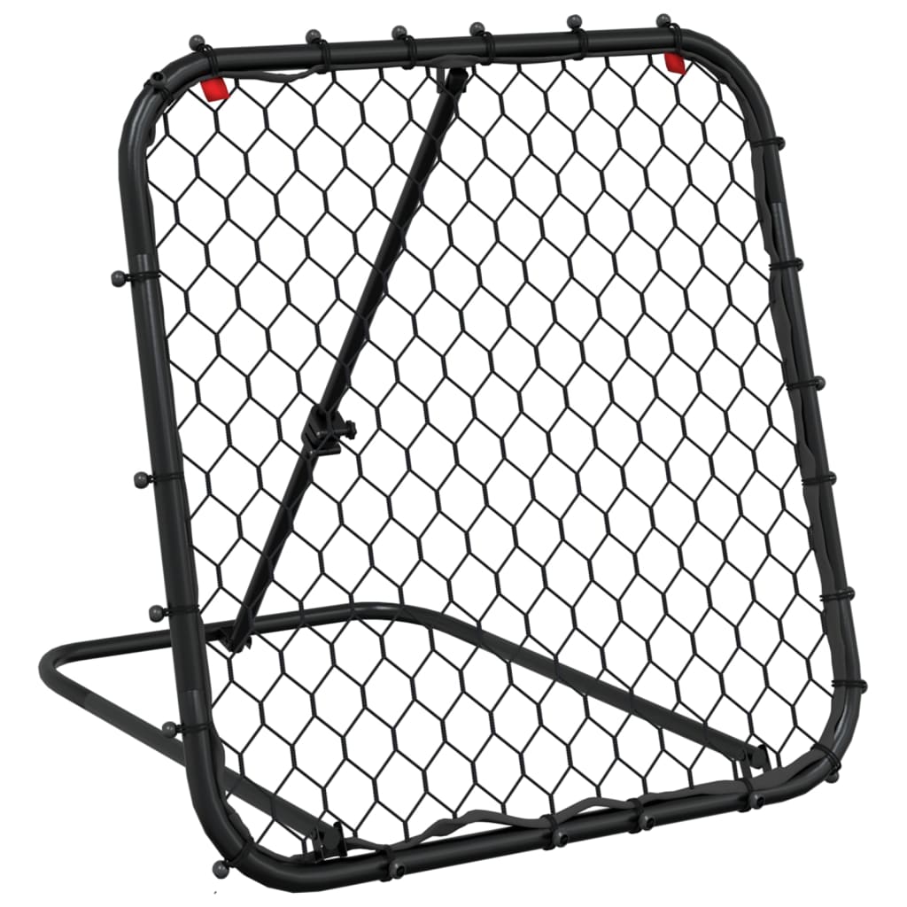 rebounder 84x73x60-80 cm justerbart stål sort