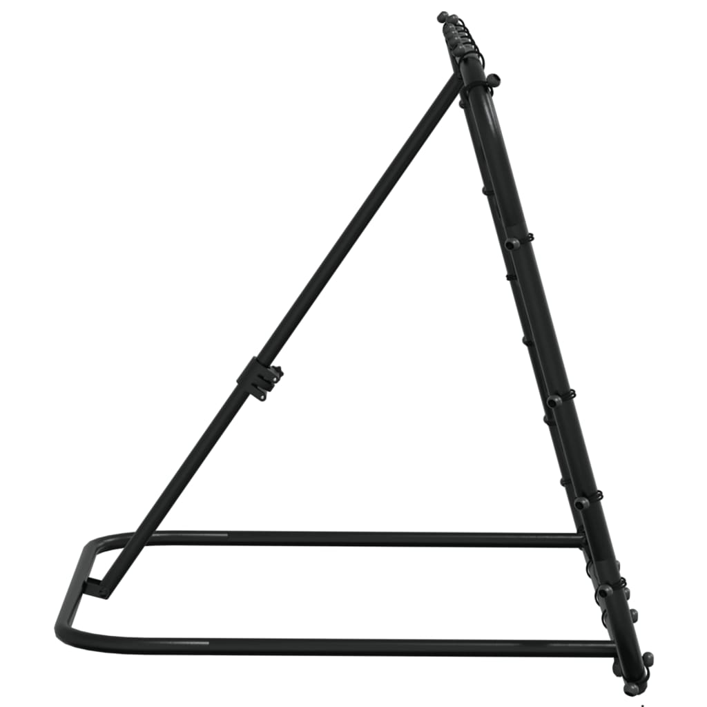 rebounder 84x73x60-80 cm justerbart stål sort
