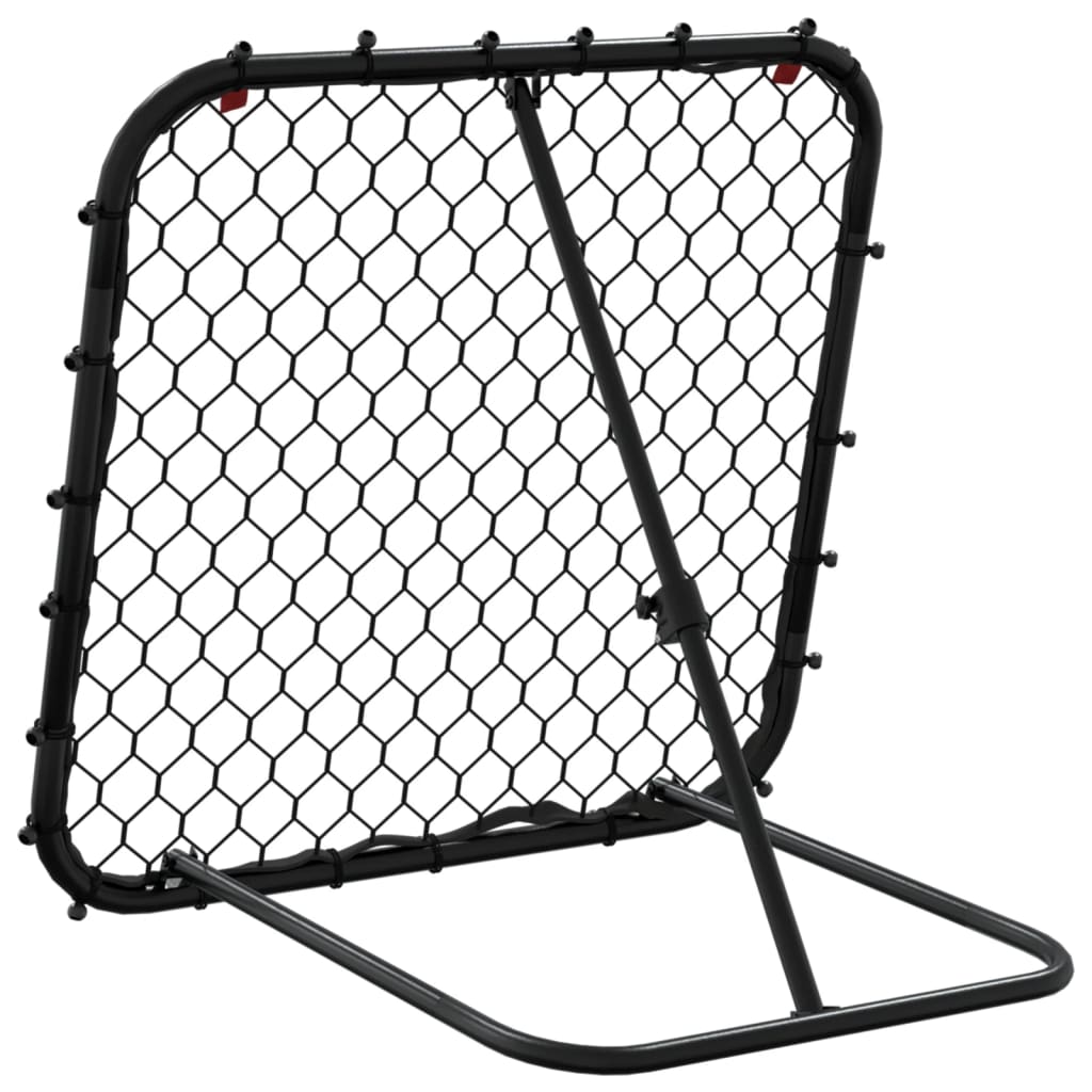 rebounder 84x73x60-80 cm justerbart stål sort